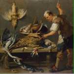 Snyders Frans Cook at a Kitchen Table with Dead Game on it - Hermitage
